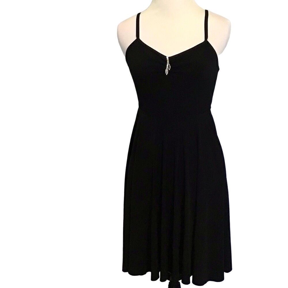 NWOT Body Wrappers Black Dance Dress